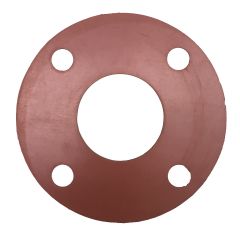 Gasket Pipe Flange Red Rubber Full Face  150# 2-1/2" x 1/8"