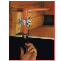 CPVC Adjustable Drop Ballard Clamp 3/4" (150/50#)