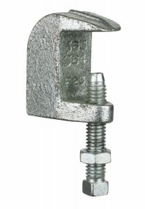 Beam Clamp Wide Throat Galvanized 3/8" UL FM