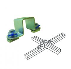 Strut(Channel)Connector Cross F/Deep Preassembled w/Nut&Bolt