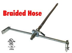Fire Sprinkler Flexible Drop Hose 40" (1/2") Braided UL/FM