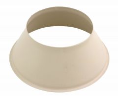 Escutcheon Skirt F/401 Aluminum OFF White
