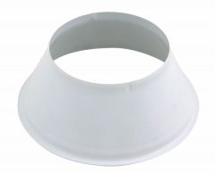 Escutcheon Skirt f/ 401 Aluminum White