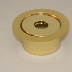 Escutcheon Recessed (Large) Brass 3/4" IPS
