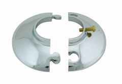 Wall Plate Cast Brass CP Split 1-1/2" IPS w/ Set Screw
