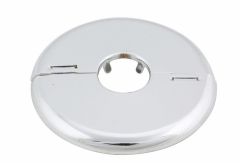 Escutcheon Replacement 1PC Steel Split CP 1/4"X1/2" IPS