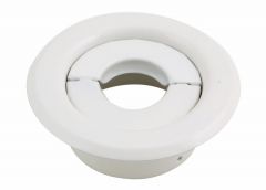 Escutcheon Repl 2PC Recessed W/Split Inner Ring WH 1/2"IPS