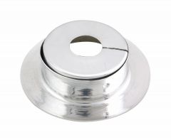 Escutcheon Replacement 2PC Alum Split 3/4" Deep W/Skirt 1/2"