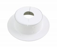 Escutcheon Replacement 2PC Alum WH Split 3/4" Deep W/Skt 1/2"