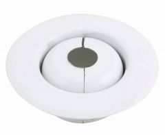 Escutcheon Replacement 2PC Aluminum WH 501R Split w/Skt 3/4"