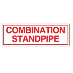 Sign Alum  6x2 Combo Standpipe (100/1000/22#)