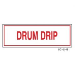 Sign Alum Personalized 6 x 2 Drum Drip