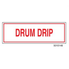 Sign Alum 6x2 Drum Drip (100/1000/22#)