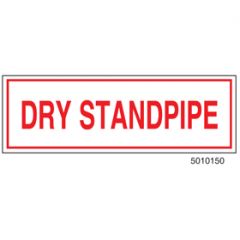 Sign Alum  6x2 Dry Standpipe (100/1000/22#)