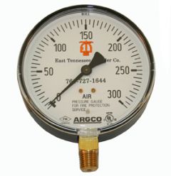 Fire Sprinkler Gauge Personalized 300# Air Steel back<UL/FM>