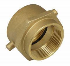 FDC Single 2-1/2"NPT x 2-1/2" Swivel NST Brass(open snoot)