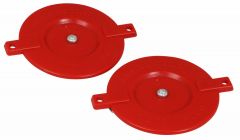 FDC Red Quick Plug Plastic 2-1/2" w/ Spreaders