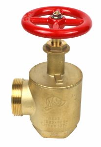 Fire Hose Angle Valve 2-1/2" NY CORP THREAD 3.00 x 8TPI (TOLEDO, OH and LINCOLN, NE)