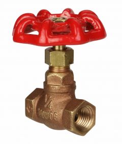 Globe Valve 1/4" NPT thread 200# w/Rubber Seat