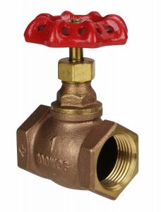 Globe Valve 1" NPT thread 200# w/Rubber Seat