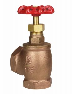 Angle Valve 1-1/4" NPT thread 200# w/Rubber Seat