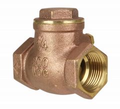 Check Valve 3/4" NPT thread w/Rubber Seat