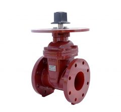 NRS Gate Valve D.I. Body-Flanged 3" 300PSI UL/FM