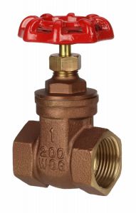 Brass Gate Valve 1" NPT thread 200#