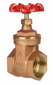 Brass Gate Valve 1-1/2" NPT thread 200#