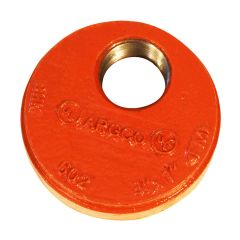 Grooved End Cap 4" w/Hole 1" (602)