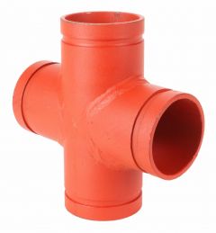 Grooved Straight Cross 8" Std Radius (010L)