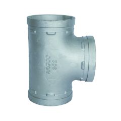 Grooved Short Tee 4" Galv (004G)(=Gruvlok #7460)