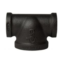 Pipe Fitting Ductile Iron Straight Tee 1" (28/56/35#)