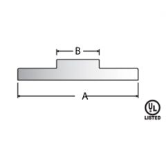 PIPE FITTING Malleable Floor Flange 1"(20/80)(=Anvil 1190)