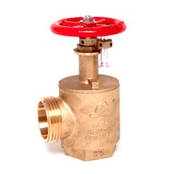 Fire Hose Angle Valve 2-1/2"  Pressure Restricting (4/45#)