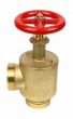 Fire Hose Angle Valve 2-1/2" Groove x 2-1/2"M(NST)