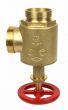 Fire Hose Angle Valve 2-1/2" Groove x 2-1/2"M(NST)