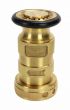 Fire Hose Nozzle 1.5" Cast Brass NST UL/FM