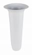 Escutcheon 1PC Alum (WH) 4" x 1/2" IPS