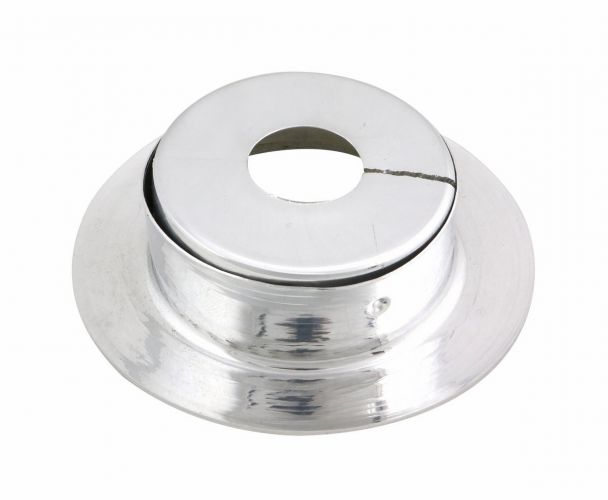 Escutcheon Replacement 2PC Alum Split 3/4" Deep W/Skirt 1/2"