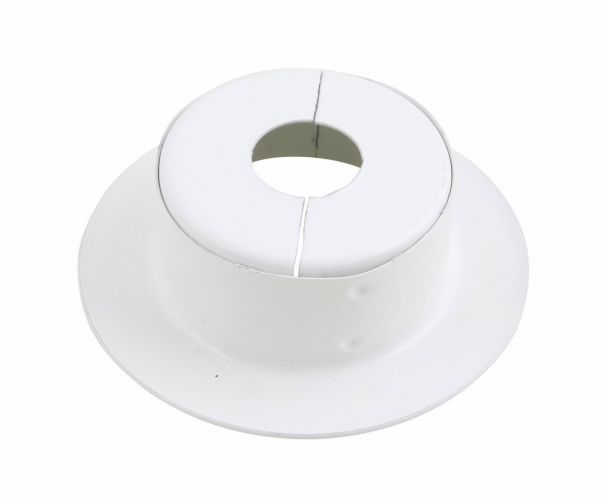 Escutcheon Replacement 2PC Alum WH Split 3/4" Deep W/Skt 1/2"