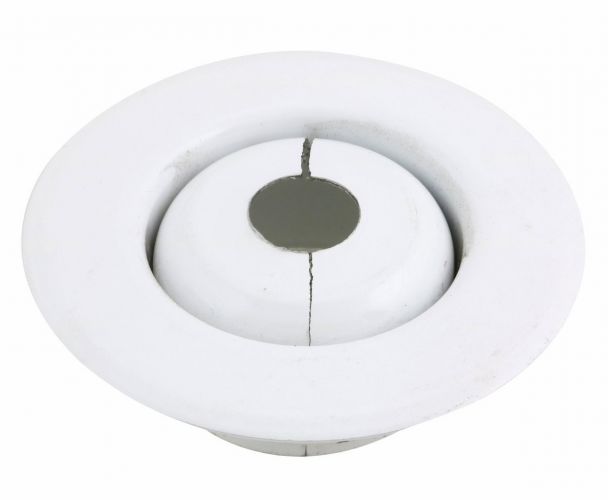 Escutcheon Replacement 2PC Aluminum WH 501R Split w/Skt 3/4"
