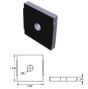 Strut Fitting 1/2" Washer No Turn(Model F11) (100/10#)