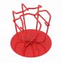 Fire Sprinkler Headguard 1PC w/Baffle Plate Red 1/2"IPS