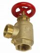 Fire Hose Angle Valve 1-1/2" F (NPT) x M (NST) UL,FM
