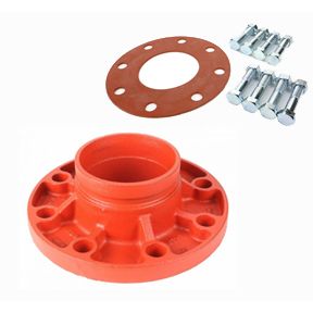 Grooved Flange Adapter Nipple 3" (802) w/Nut Bolt & Gasket Kit