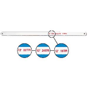 Hacksaw Blade ARGCO 12" 24T Bi-Metal