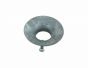 Wall Plate 3/4" IPS,1" CPS Cast Iron Galvanized W/Set Screw