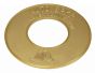 FDC Wallplate 4" IPS x 10" OD Brass (Auto Sprinkler)