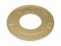 FDC Wallplate 2-1/2"IPS Alum Brass (Auto Sprink)